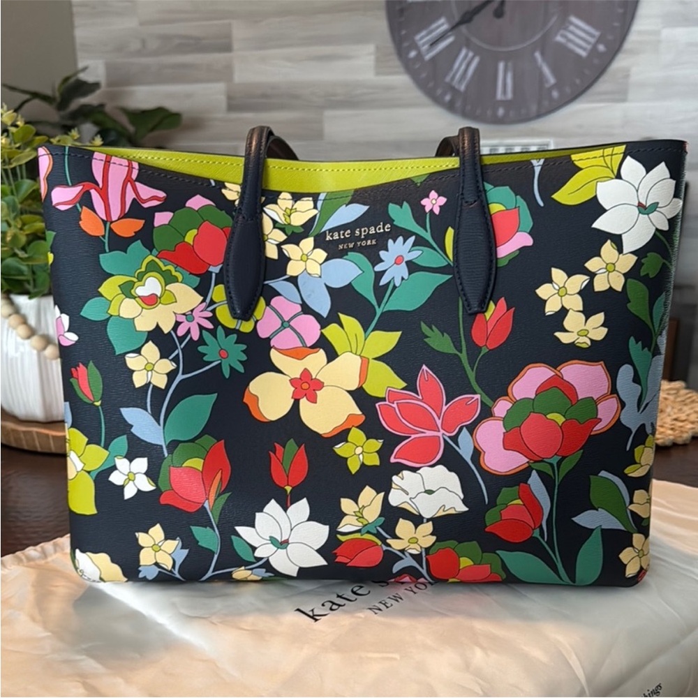 Kate Spade Multicolor Floral Tote
